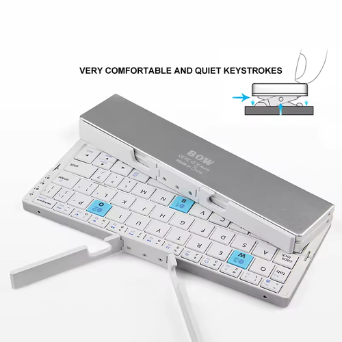 Portable Foldable Bluetooth Keyboard
