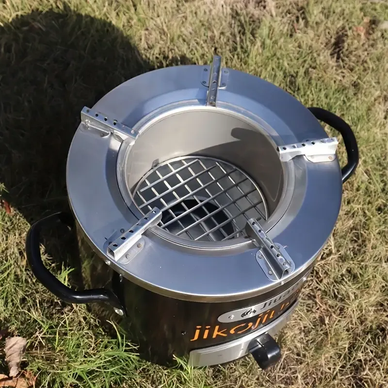 Outdoor Fire Pit, Wood Stove, Stainless Steel Charcoal Stove, Energy-Saving Charcoal Furnace, Multifunctional Charcoal Stove, Firewood Stove.