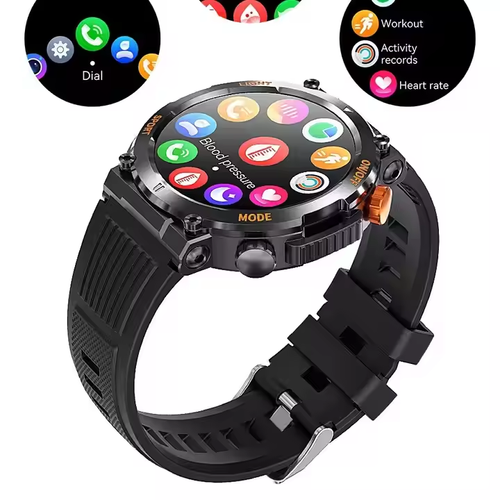Hot selling HT17 smart watch latest outdoor sports equipment multi-function reminder alarm clock IP68 NFC touch plastic material