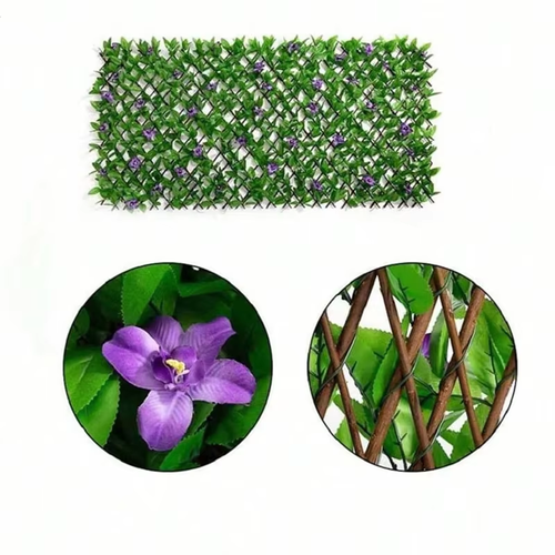 120m High Simulation Plant Leaves Fence for Decoration