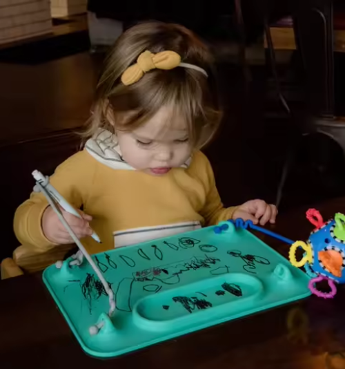 2-Pack Multi Use Silicone Baby Dining Mat