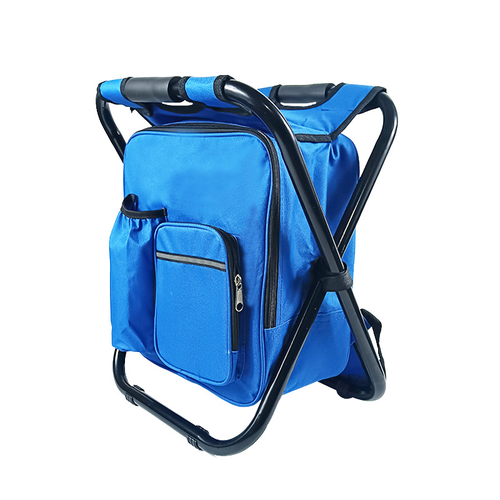 Multifunctional Folding Insulated Refrigeration Camping Stool Backpack