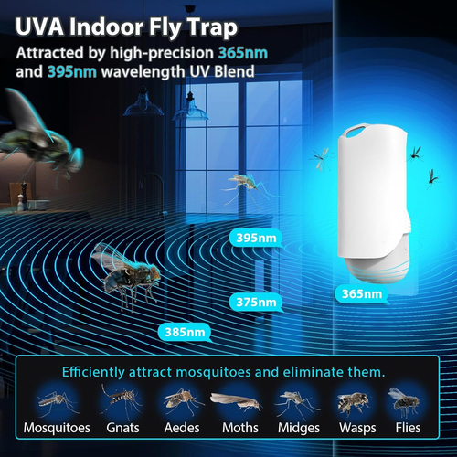 UV Light Insect Trap Safe For Kids And Pets