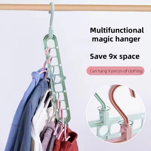 5-Pack Multifunctional Space Saving Magic Hanger Random colors