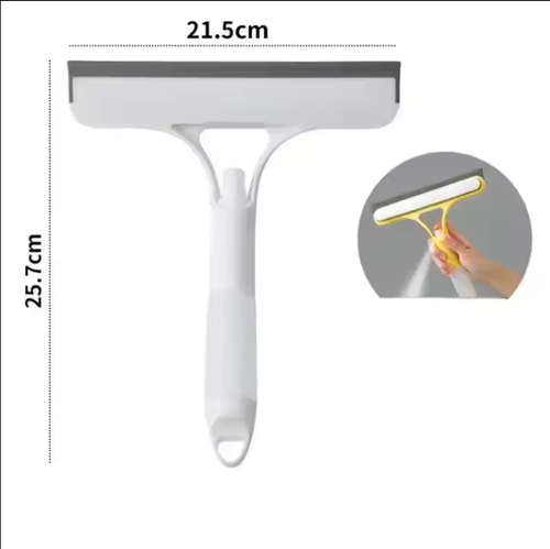 2-Pack 3In1 Glass Cleaner BuiltIn Sprayer With Sponge And Squeegee
