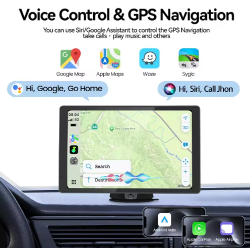 Smart Car GPS Navigator with Voice Control