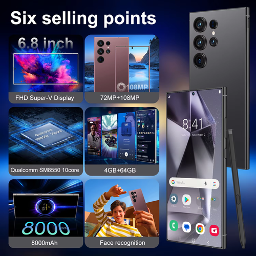 Premium Multi Camera High Perf Smart phone With S Pen