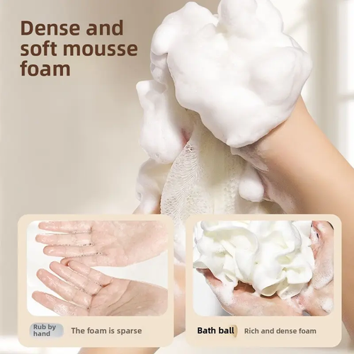 4-Pack 2 In 1 Double Sided Bath Ball