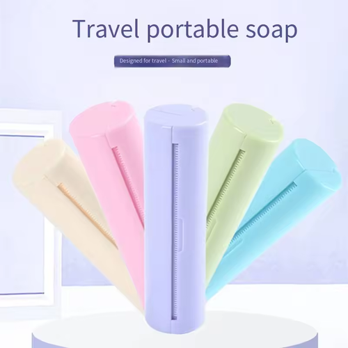 10-Pack Travel Portable Soap Holder With Random Fragrances