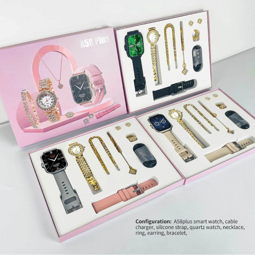 Fashionable Smart Watch and Jewelry Set