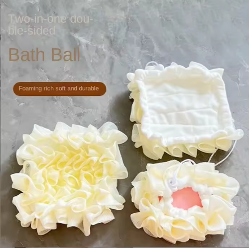 4-Pack 2 In 1 Double Sided Bath Ball