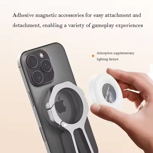 Foldable Magnetic Phone Stand Spring Clip Multi Functional