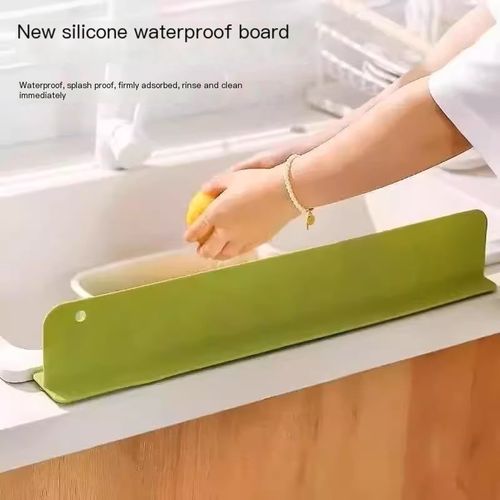 2-Pack New Silicone Kitchen Sink Splash Barrier