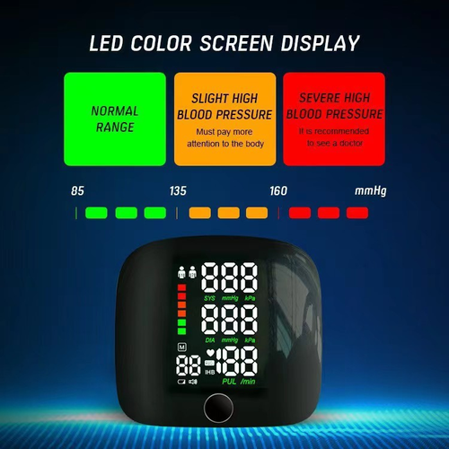 Smart Touch Sphygmomanometer Two Person Memory Voice