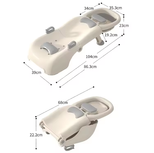Foldable Children's Hair Washing Recliner