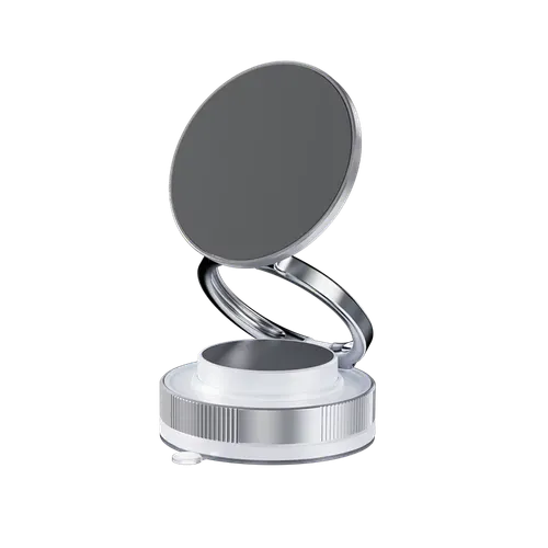 Rotating Vacuum-Suction Phone Holder – Black