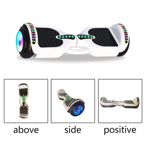Bluetooth Enabled LED Hoverboard with Self Balance