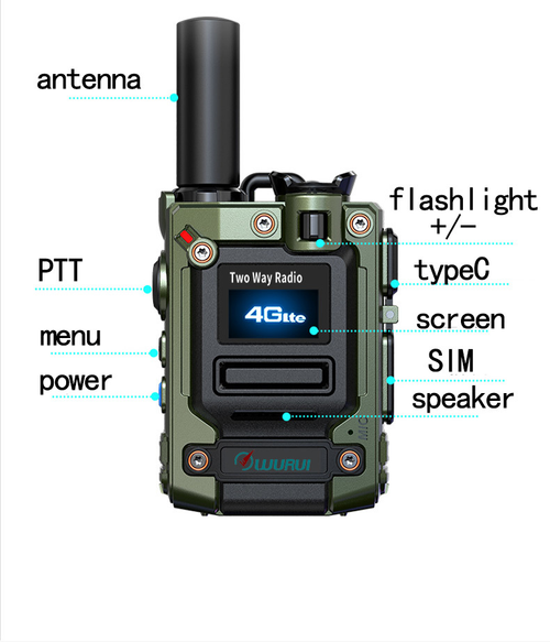 K300 4G Two Way Radio Multi Frequency Walkie Talkie