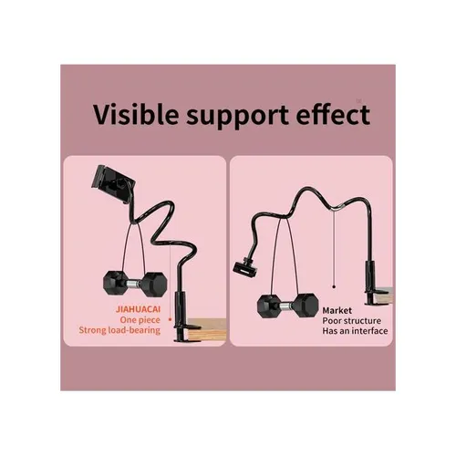 Flexible Desktop Phone Stand – Black