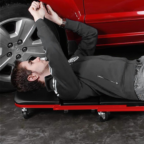 Foldable 2 in 1 Car Repair Creeper Seat