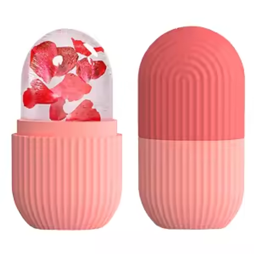 2-Pack Silicone Facial Ice Roller for Skin Care