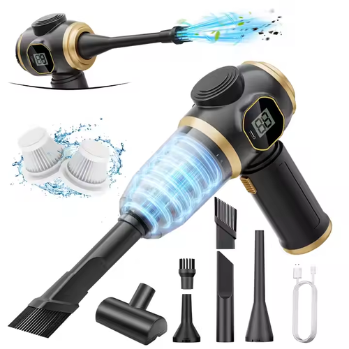 High power handheld car vacuum cleaner, battery cordless mini design, portable cordless vacuum cleaner for home and outdoor use