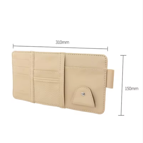 2-Pack Multifunctional Car Visor Storage Pouch