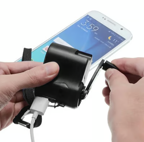 Portable Hand Crank Charger USB Mobile Phone Emergency Charger