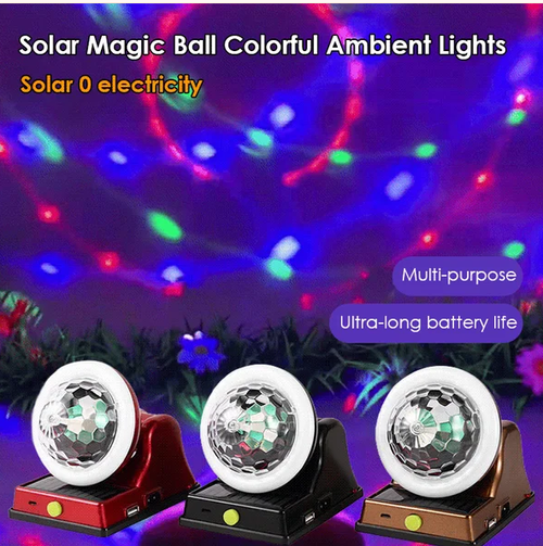 Solar Magic Ball Colorful Atmosphere Light
