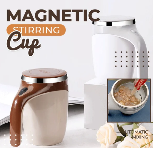 Magnetic Automatic Self-Stirring Coffee Mug