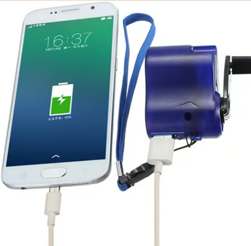 Portable Hand Crank Charger USB Mobile Phone Emergency Charger