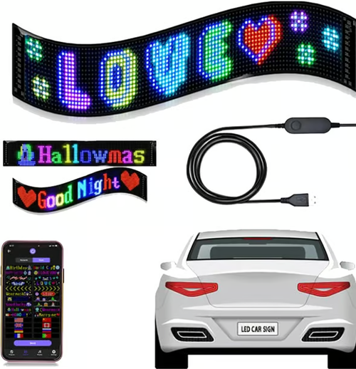 Ultra-thin flexible Bluetooth LED screen