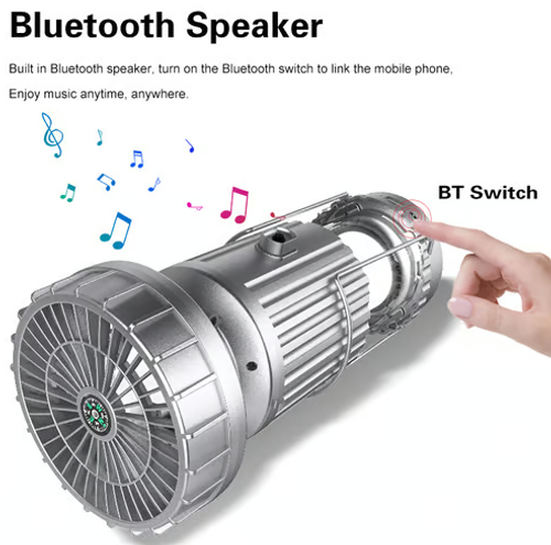 💥Hot sale-49% off💥Outdoor solar electric fan light camping light portable horse lantern