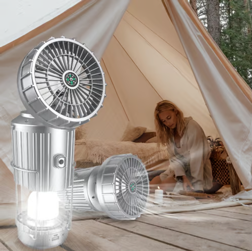 💥Hot sale-49% off💥Outdoor solar electric fan light camping light portable horse lantern