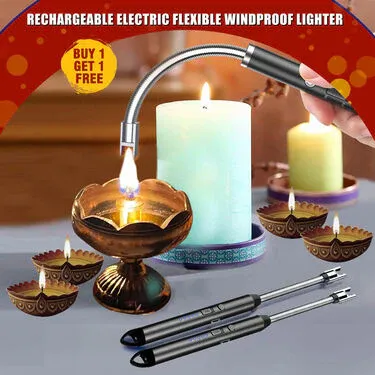 Rechargeable Electric Flexible & Windproof Lighter BOGO (PD11)