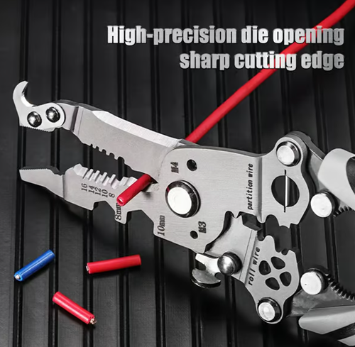 2024 New Multi-Function Folding Wire Strippers-Professional Electrician Tools