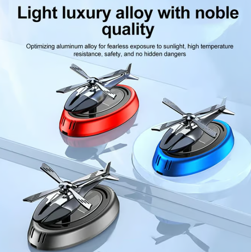 Solar car aromatherapy ornaments