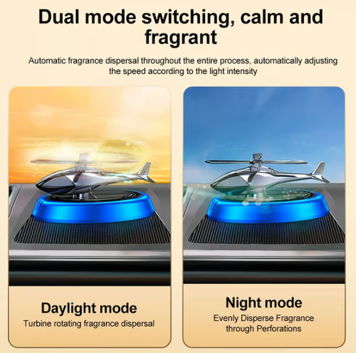 Solar car aromatherapy ornaments