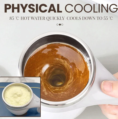 Magnetic Automatic Self-Stirring Coffee Mug