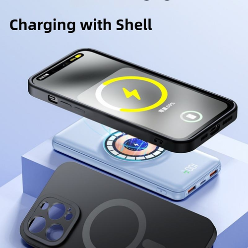 Super Fast Charging 22.5W Magnetic Wireless 30000mAh Power Bank 20000mAh Portable External Battery Pack Power Bank