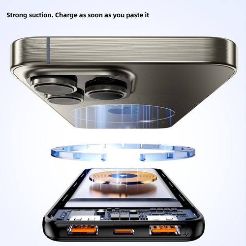 Super Fast Charging 22.5W Magnetic Wireless 30000mAh Power Bank 20000mAh Portable External Battery Pack Power Bank