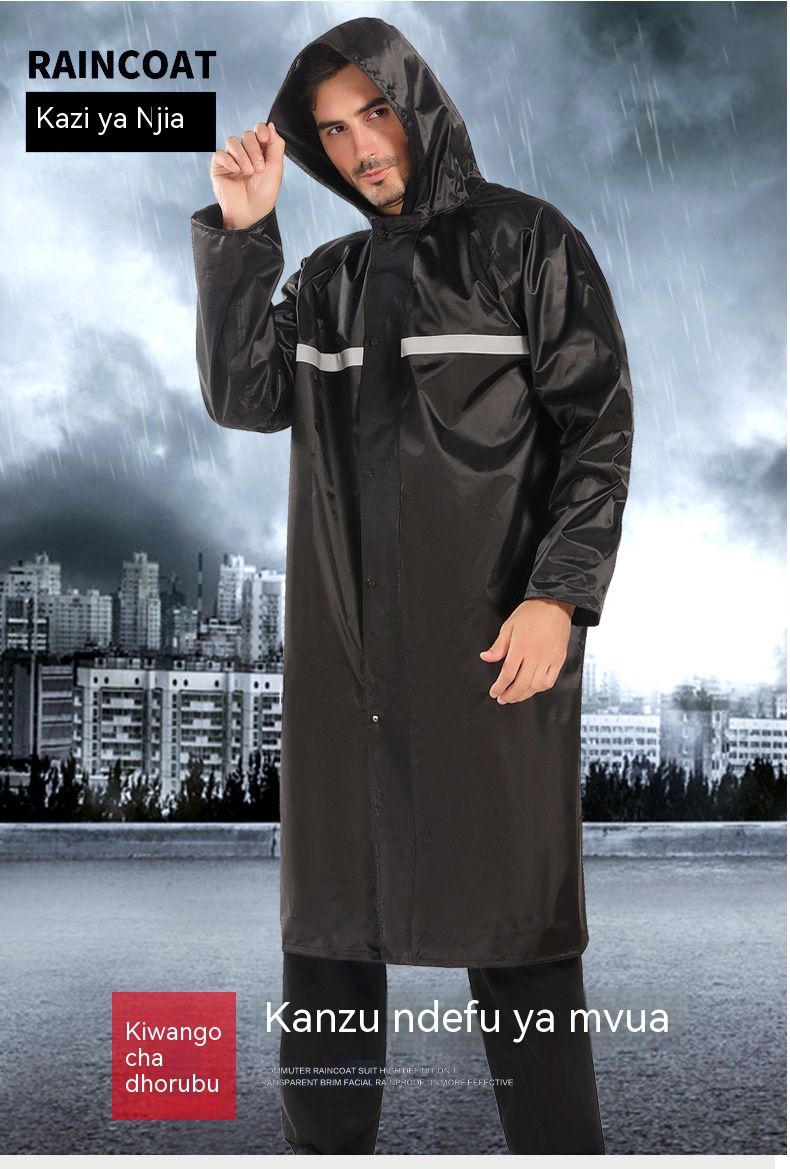 Outerwear: All-in-one raincoat