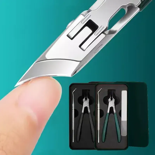 Sharp bevel nail clippers stainless steel nail groove nail clippers anti-splash nail scissors home trimming tools