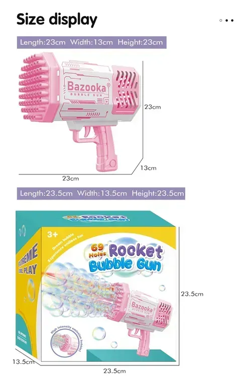 132-hole Gatling bubble gun