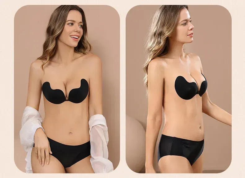 Strapless push-up elegant strapless bonded bra