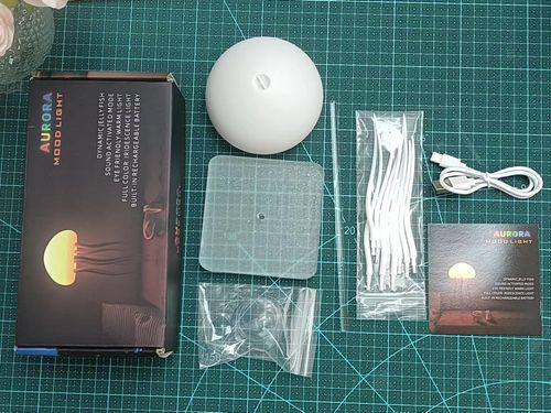 Floating Jellyfish Lamp Led Color Changing Jelly Fish Light Lamp Hanging Voice Activated Lampara de Medusas Jellyfish lamp