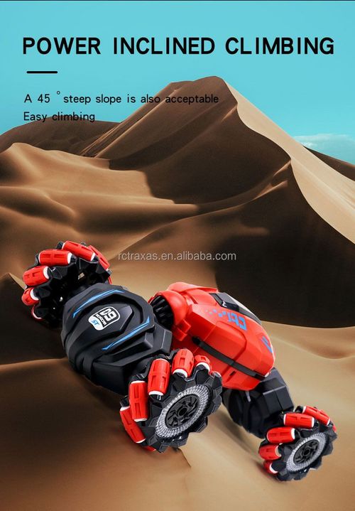 KW 4WD Light Guided RC Car With LED Lights Music Double-Sided 360 Flips Remote Control Race Car