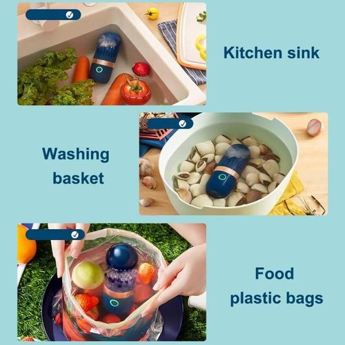 Fruit and vegetable cleaning machine capsule
