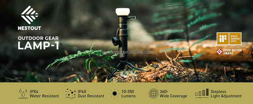 Outdoor Battery Portable LED Camping Lantern USB Rechargeable Waterproof Multifunctional Camping Light with Mini Tripod