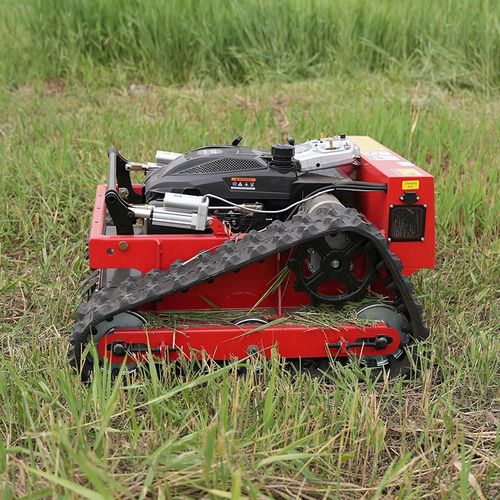 Tracked lawn mower